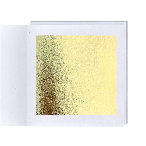 Buy 17 X 17 24k Gold Leaf Sheets Edible For Cakes Art Painting Gold