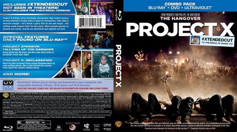 Project X Movie Blu Ray Scanned Covers Project X Br Dvd Covers