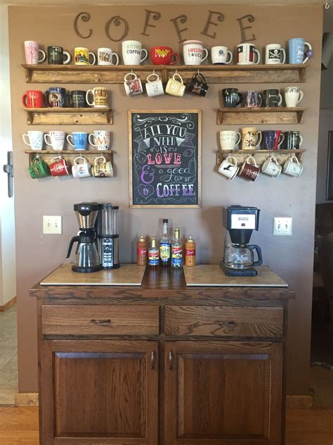 Create A Diy Coffee Bar In Your Home Inspired By Coffee Shops This