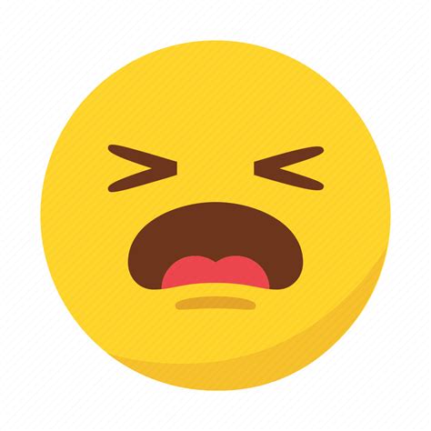 Emoji Emoticon Pain Sad Icon Download On Iconfinder