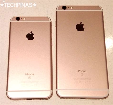 Apple Iphone 6s Plus Vs Apple Iphone 6s Size And Specs Comparison Side By Side Photos Both