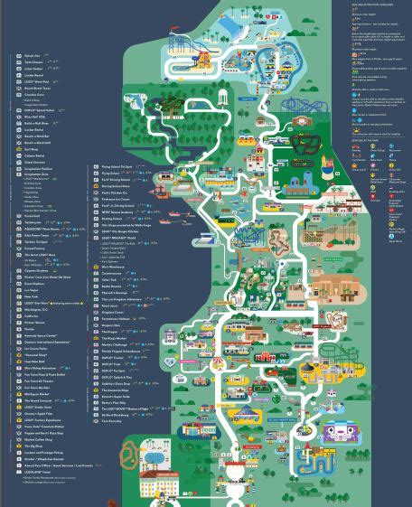 Mapa Legoland Orlando Guia 2020 Legoland Florida Resort