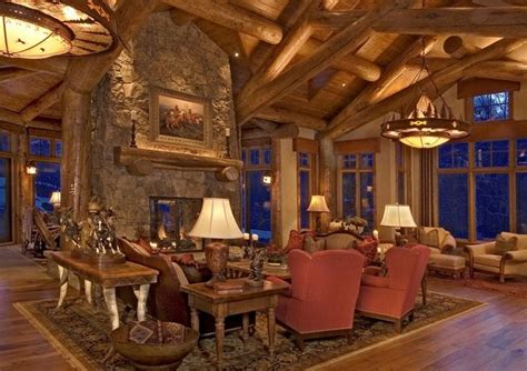 Log Cabin Interiors Beautiful Rustic Design And
