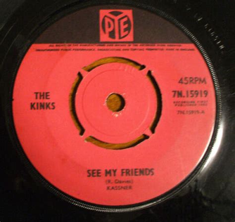 The Kinks See My Friends 7 Single 4 P Ebay