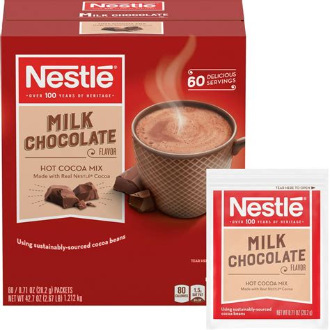 Nestle Hot Cocoa Nes26791 Milk Chocolate Single Serve Hot Chocolate