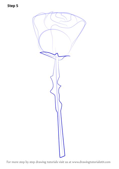 The layered shapes are much easier to see and draw, and. Learn How to Draw a Rose Easy (Rose) Step by Step ...