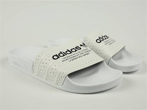 Where Can I Find These White Adidas Slides That Say Adidas On Them