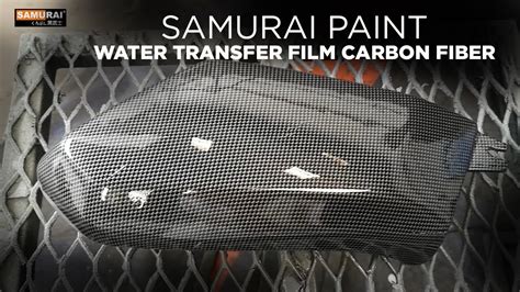 Cara Hasilkan Water Transfer Carbon Fiber Carbon Celup Samurai