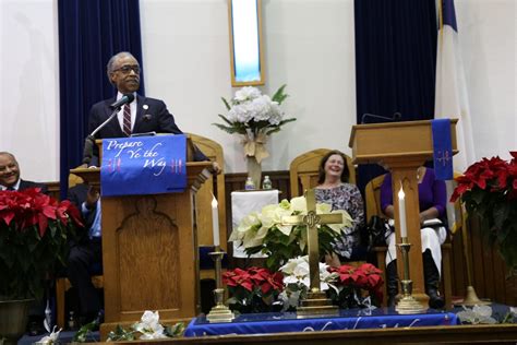 Rev Al Sharpton Pays Visit To Parkside Umc United Methodist Church