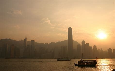 Hong Kong Victoria Harbour Wallpaper Coolwallpapersme