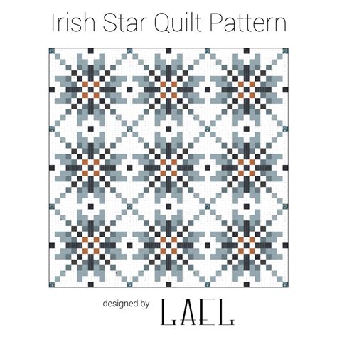 Irish Star Quilt Pattern Pdf Lael Quilts