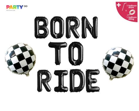 Born To Ride Motorcycle Themed Baby Shower Born To Ride Ballon Banner
