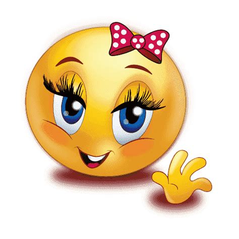 Greeting Emoji Png Clipart Png Mart Funny Girl Emoji Clip Art Emojis