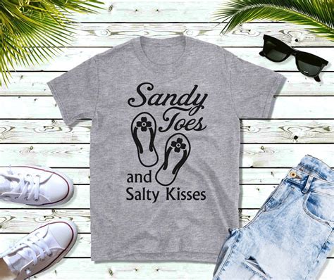 Sandy Toes And Salty Kisses Summer Svg Cutting File For The Etsy