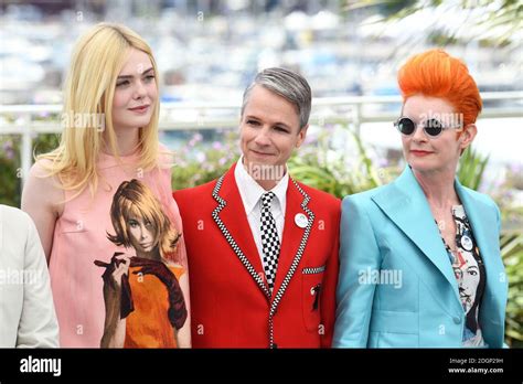 John Cameron Mitchell Elle Fanning And Sandy Powell Attending The How