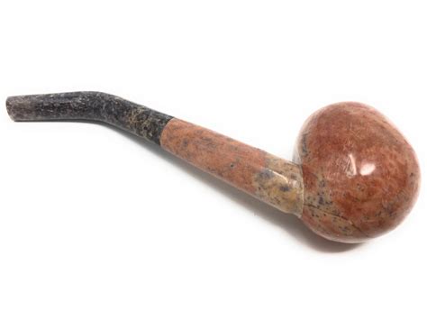 Matchpipe Stone Churchwarden Unique Long Stem Tobacco Pipe 65 Inch