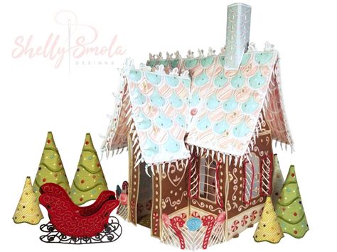 Candy Lane Cottage Shelly Smola Designs Machine Embroidery Design