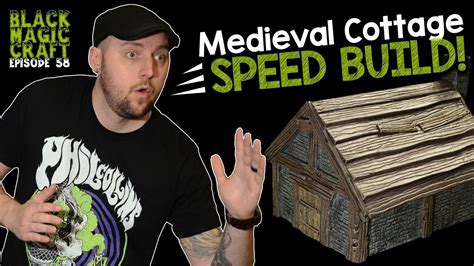 Medieval Cottage For Dandd Tutorial Black Magic Craft Episode 058 Youtube