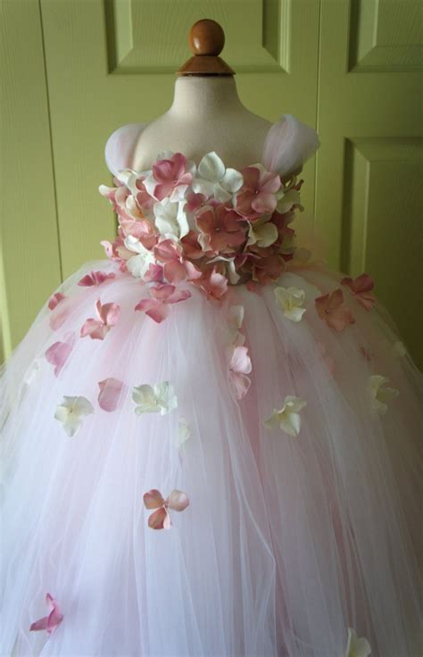 Flower Girl Dress Tutu Dress Blush Pink Dress Ivory Dress Etsy