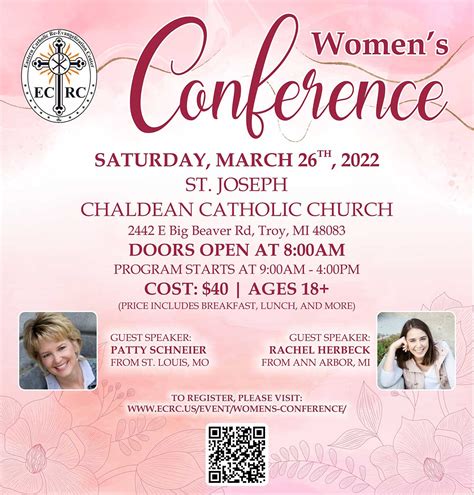 Women S Conference Chaldean Diocese Of St Thomas The Apostle U S A