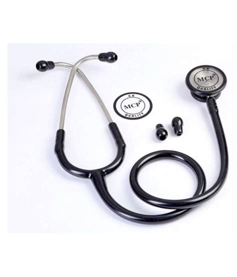 Mcp Cardiology Adult Acoustic Stethoscope 35 Cm Adult Black Buy Mcp