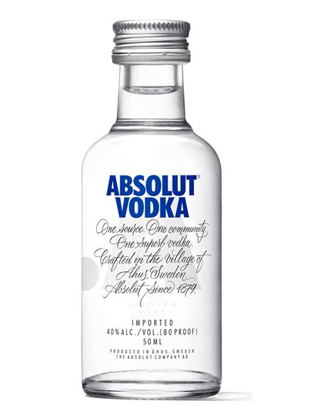 Buy Absolut Vodka Mini 50ml Quality Liquor Store