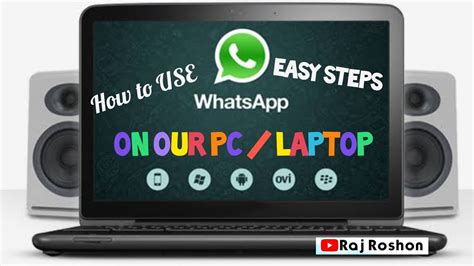 How To Use Whatsapp On Our Laptopcomputer Youtube