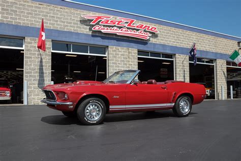 1969 Ford Mustang Convertible Red Appetitecateringmx