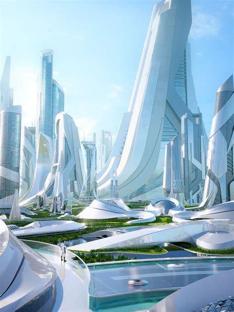Behance 为您呈现 Fantasy City Fantasy Places Fantasy World Sci Fi