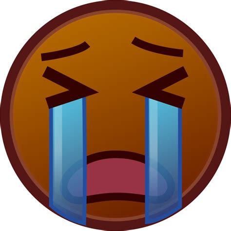 Sob Brown Emoji Download For Free Iconduck
