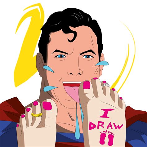 Superman Licks Feet By Idrawfeet On Deviantart