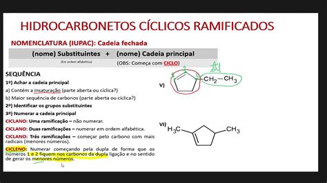 Hidrocarbonetos C Clicos Ramificados Youtube