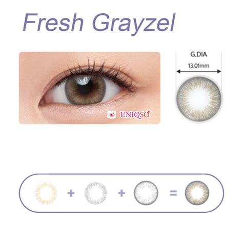Acuvue Define Fresh Grayzel Natural Looking Branded Colored Contacts