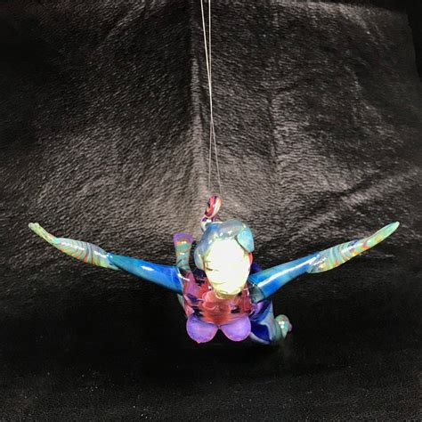 Limited Edition Flying Naked Lady One Of Hand Sculpted Blown Etsy