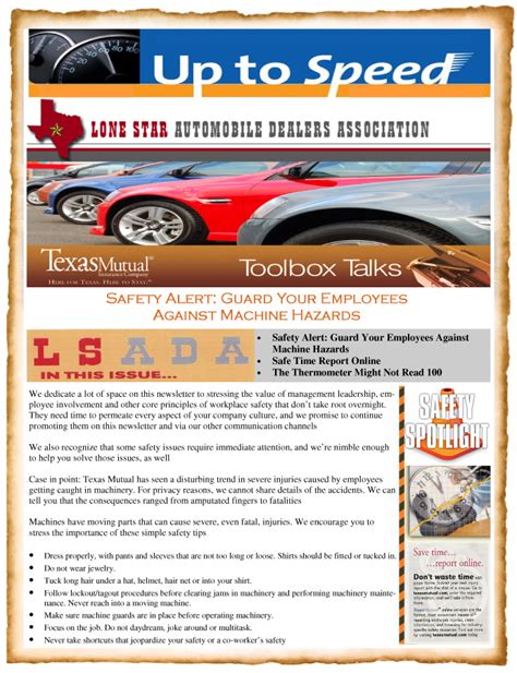 Pwc fasst in einem regelmäßig erscheinenden newsletter die aktuellen deals der deutschen und globalen automobilzulieferer zusammen. Lone Star Auto Dealers Newsletters - Auto Dealership ...