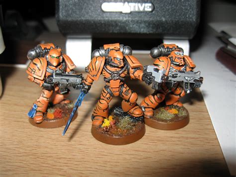 Astral Claws Badab War Orange Space Marines Tactical Squad Tiger