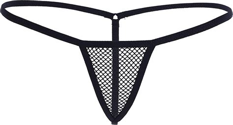 acsuss womens naughty net g string bikini underwear stretchy micro thong panties