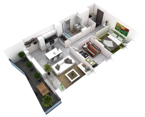 Departamento Con Terraza Modern Home Design Home Design Plans Plan