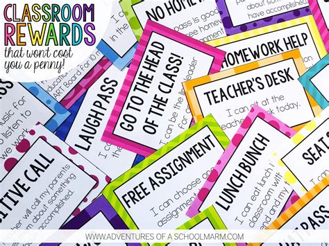 We did not find results for: Classroom Rewards that Won't Cost You a Penny! - Adventures of a Schoolmarm