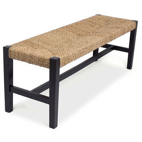 Rush Weave Entryway Bench Wayfair