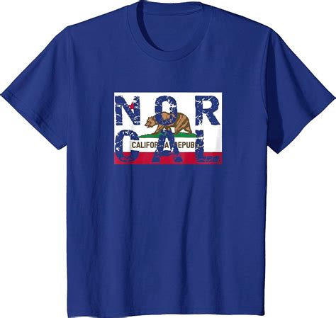 California Republic T Shirt Nor Cal T Shirt Clothing Shoes And Jewelry