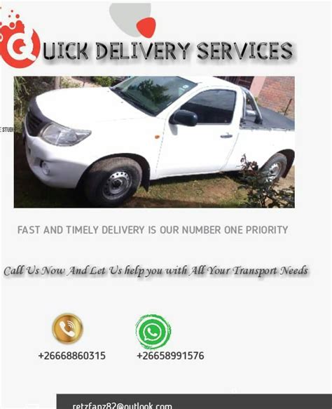 Quick Delivery Services Maseru