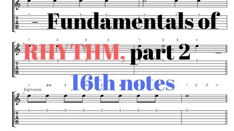 How To Read And Understand Rhythms Fundamentals Of Rhythm Part 2