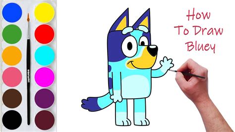 How To Draw Bluey The Puppy Knocked Up Vlog Photogallery Images And