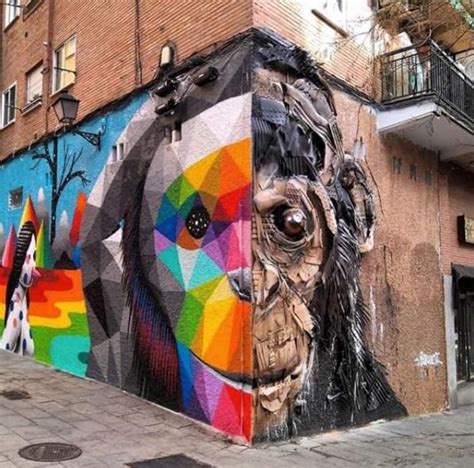 Madrid Spain Arte Urbano Graffiti De Arte Callejero Arte