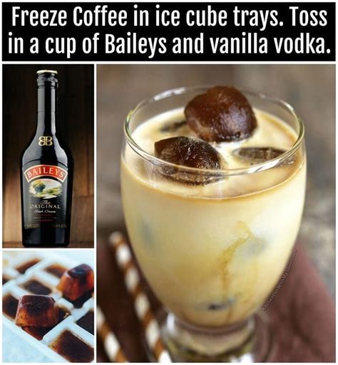 Baileys Vanilla Vodka Coffee Drink Drinks Alcohol Recipes Coffee