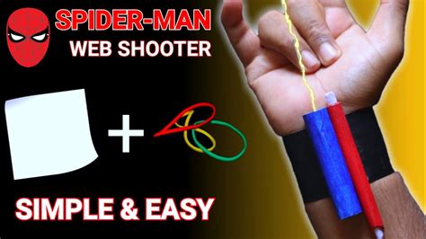 Simple And Easy Web Shooter Rubberband Web Shooters How To Make