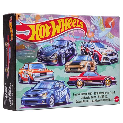 Import Theme Jdm Multi Pack Car Set 164 Scale Diecast Car Model By Hot
