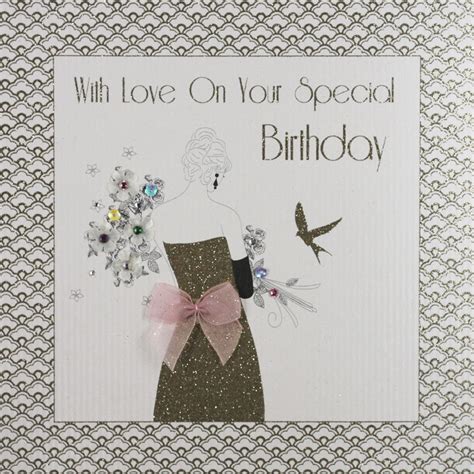 With Love On Your Special Birthday Large Handmade Open Birthday Card