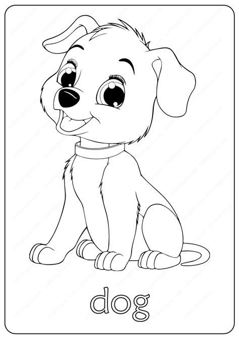 46 Printable Dog Coloring Pages Pics Coloring Pictures And Animation